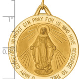 14k Miraculous Medal Pendant