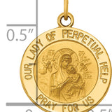 14k Our Lady of Perpetual Help Medal Charm