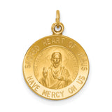 14k Sacred Heart of Jesus Medal Charm