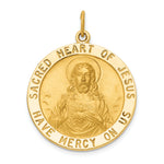 14k Sacred Heart of Jesus Medal Pendant