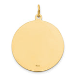14k Sacred Heart of Jesus Medal Pendant