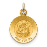 14k Saint Joseph Medal Charm