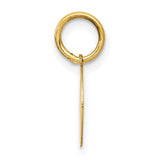 14k Small Baptism Charm