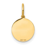 14k Small Baptism Charm