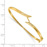 14k Hinged Bangle Bracelet Mounting
