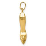 14K  3D High Heel Shoe Charm