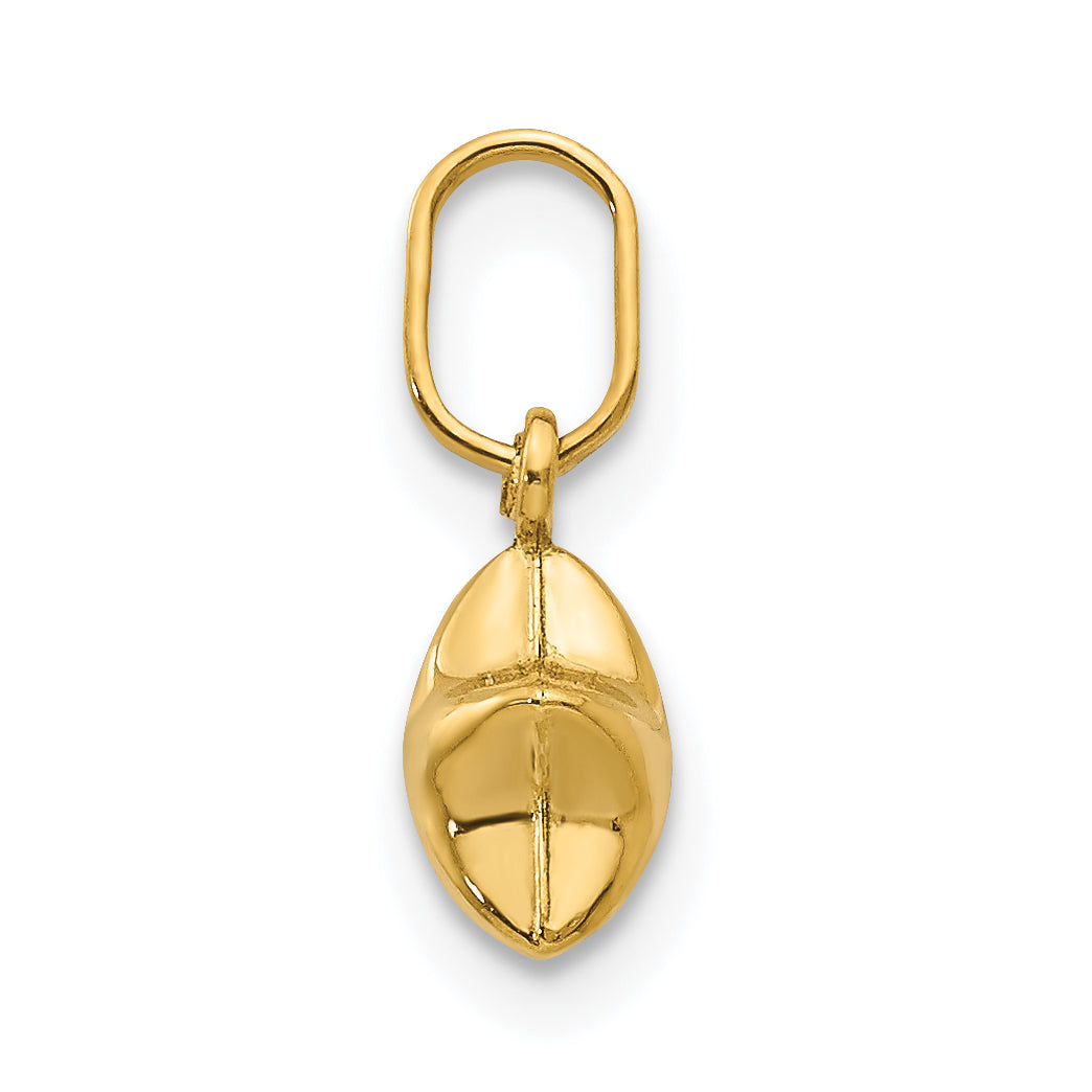 14k 3D Puffed Star Charm