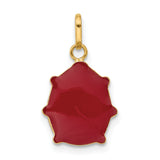 14k Enameled Ladybug Charm