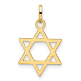 14k Star of David Pendant