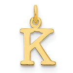 14ky Cutout Letter K Initial Pendant