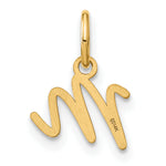 14KY Upper case Letter M Initial Charm