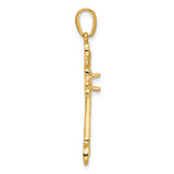 14k Polished Cross Mounting