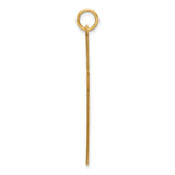 14K Laser Designed Cross Pendant