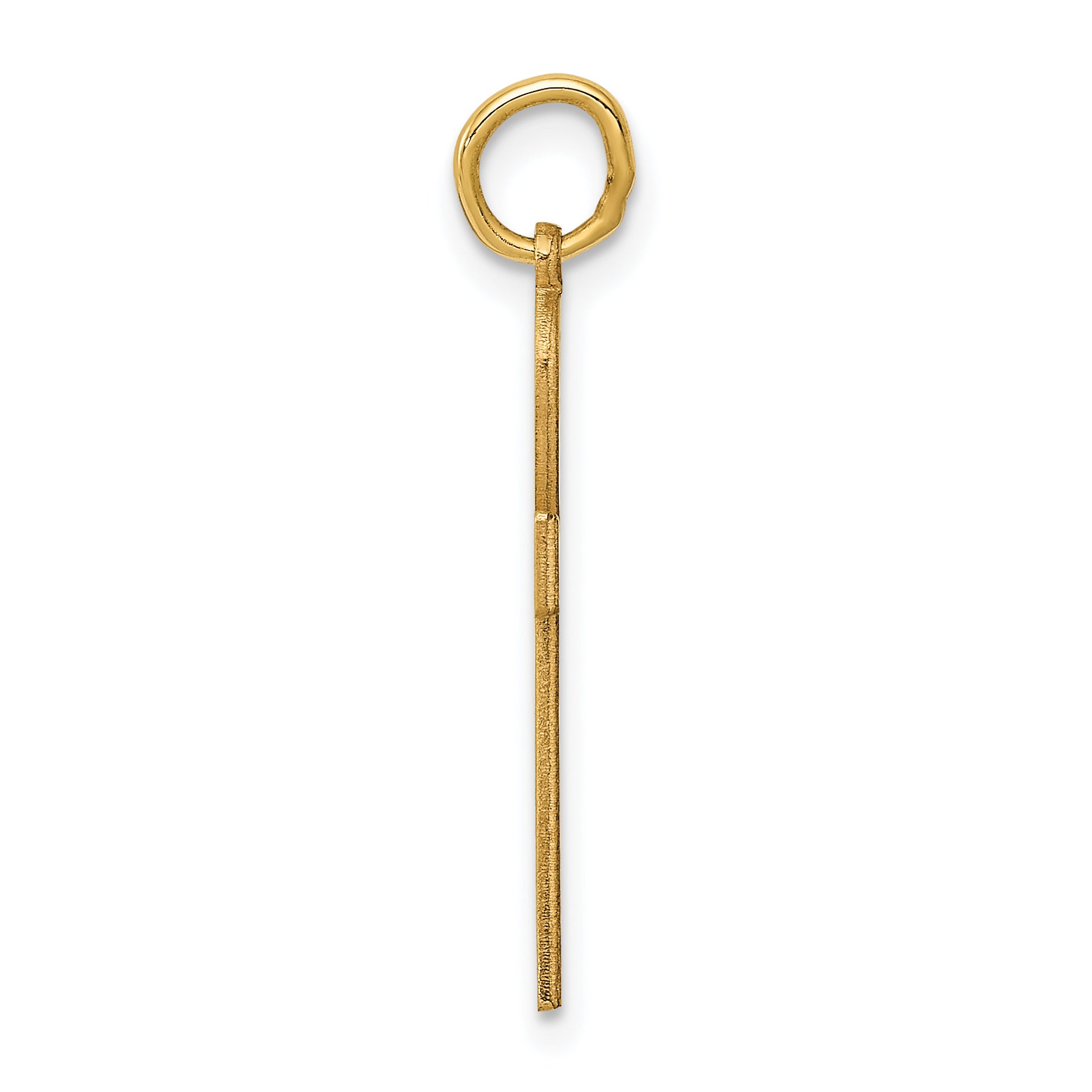 14K Laser Designed Ankh Cross Charm
