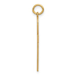 14K Laser Designed Ankh Cross Pendant