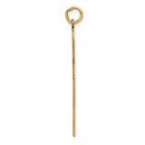 14K Laser Designed Ankh Cross Pendant