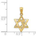 14k Star of David Pendant