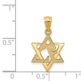 14k Star of David Pendant