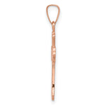 14k Rose Gold Cross Pendant