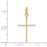 14k Cross Pendant