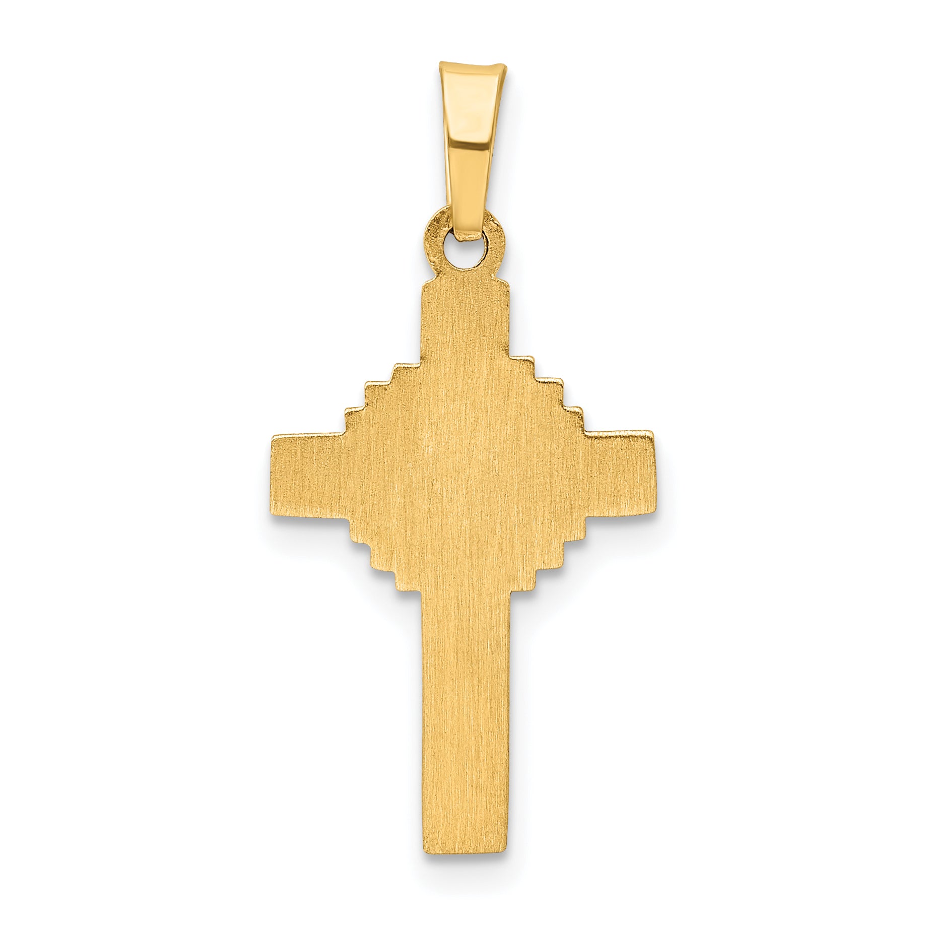 14k Polished Celtic Cross Pendant