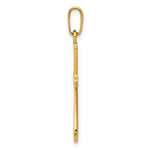 14k Polished Cross Pendant