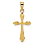 14k Polished Cross Pendant