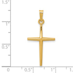 14k Polished Latin Cross Pendant