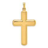 14k Polished Latin Cross Pendant