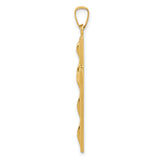 14k Polished Cross Pendant