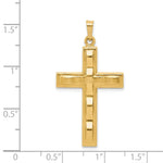 14k Polished Cross Pendant