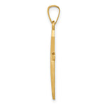 14k Polished Passion Cross Pendant