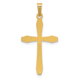 14k Polished Cross Pendant