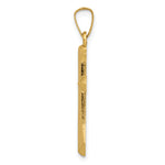 14k Polished Cross Pendant