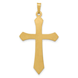 14k Polished Passion Cross Pendant