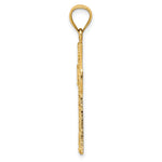 14K D/C Cross Pendant