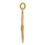 14k Solid Polished/Satin Medium Round St. Jude Thaddeus Medal