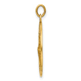 14k Solid Polished/Satin Medium Round St. Jude Thaddeus Medal