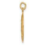 14k Solid Polished/Satin Small Oval Miraculous Medal