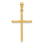 14K Polished Cross Pendant