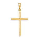 14K Polished Cross Pendant