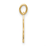 14k Polished Solid Chai Symbol Outline Pendant