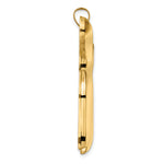 14k Polished Solid Chai Symbol Pendant