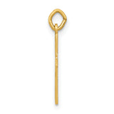 14k Small Cross Charm
