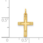 14k Small Cross Charm