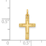 14k Small Cross Charm