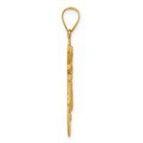14k Hollow Divine Child Jesus Figure Charm