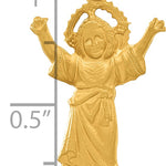 14k Hollow Divine Child Jesus Figure Charm