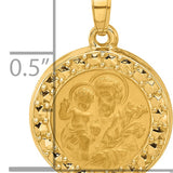 14K Hollow St. Joseph Medal