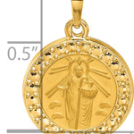 14K Hollow St. Jude Thaddeus Medal